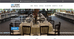 Desktop Screenshot of abceventrentals.com
